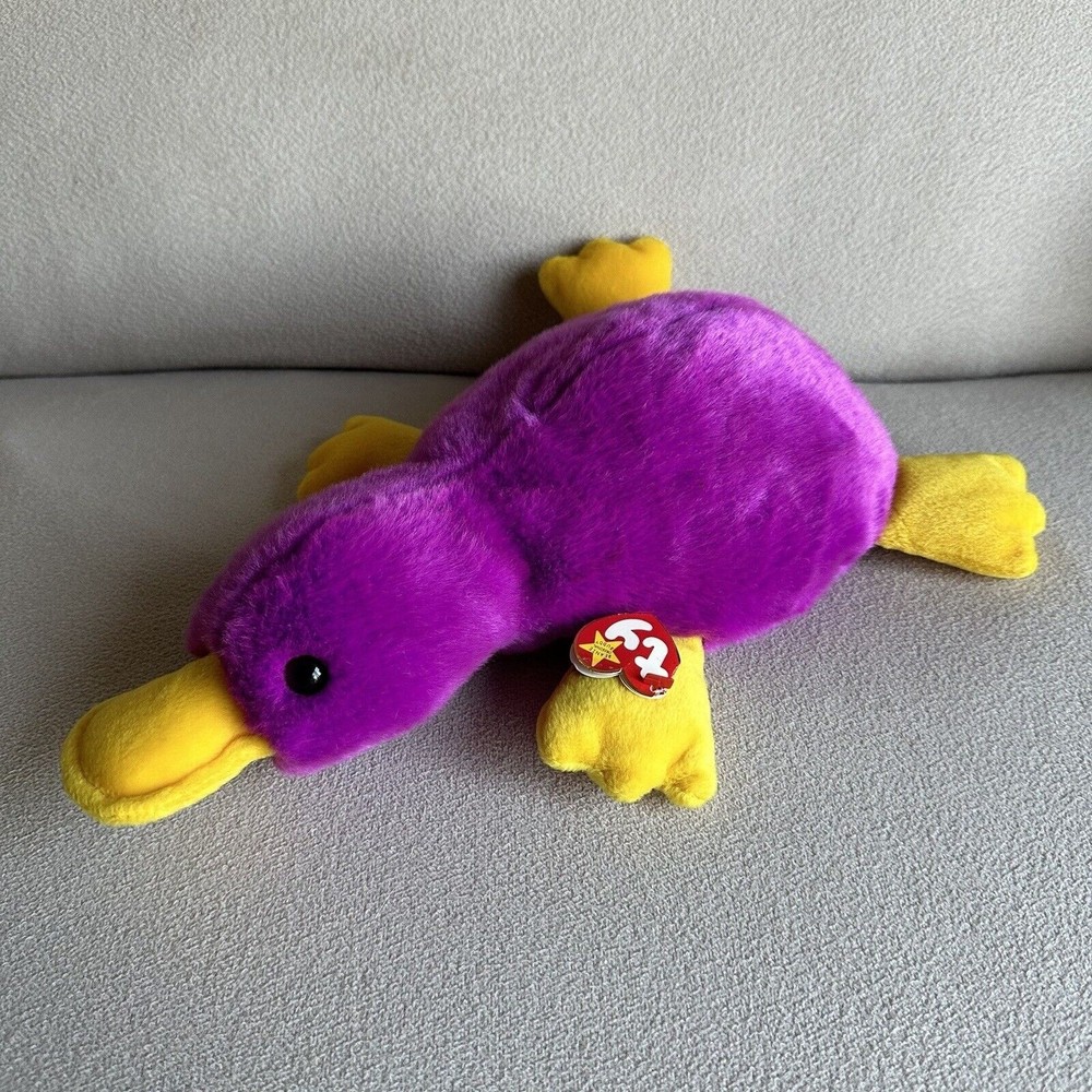 1998 Ty Beanie Babies Patti The Platypus Plush Toy T8